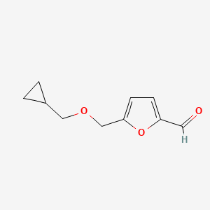 5-((Cyclopropylmethoxy)methyl)furan-2-carbaldehyde