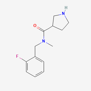 n-(2-Fluorobenzyl)-N-methylpyrrolidine-3-carboxamide