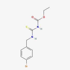 molecular formula C11H13BrN2O2S B1490729 ethyl N-{[(4-bromophenyl)methyl]carbamothioyl}carbamate CAS No. 1443981-89-2