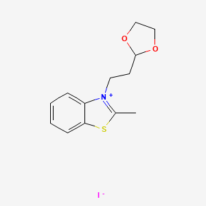 3-(2-(1,3-Dioxolan-2-yl)ethyl)-2-methylbenzo[d]thiazol-3-ium iodide