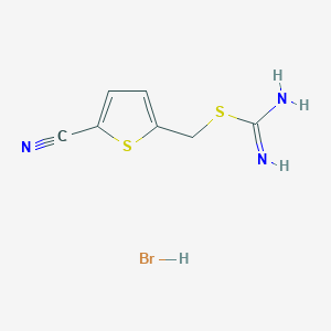 (5-Cyano-2-thienyl)methyl imidothiocarbamate hydrobromide