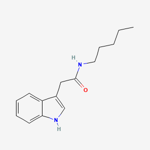 molecular formula C15H20N2O B14907361 2-(1H-indol-3-yl)-N-pentylacetamide 