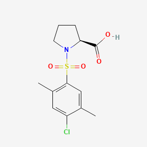 molecular formula C13H16ClNO4S B14907381 ((4-Chloro-2,5-dimethylphenyl)sulfonyl)-l-proline 