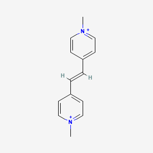 4,4'-(Ethene-1,2-diyl)bis(1-methylpyridin-1-ium)