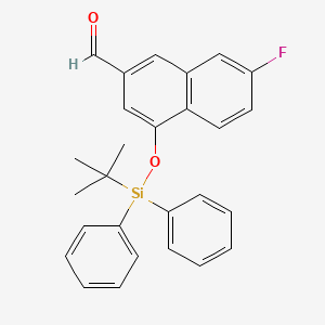 4-((tert-Butyldiphenylsilyl)oxy)-7-fluoro-2-naphthaldehyde