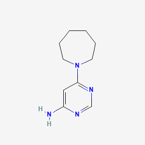 molecular formula C10H16N4 B1490743 6-(Azepan-1-yl)pyrimidin-4-amine CAS No. 110378-52-4