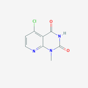 molecular formula C8H6ClN3O2 B1490746 5-chloro-1-methylpyrido[2,3-d]pyrimidine-2,4(1H,3H)-dione CAS No. 1447966-10-0