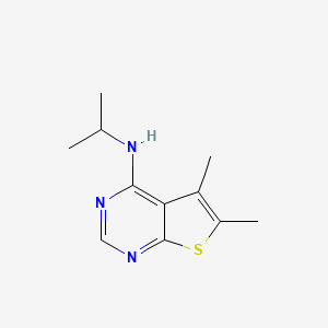 n-Isopropyl-5,6-dimethylthieno[2,3-d]pyrimidin-4-amine