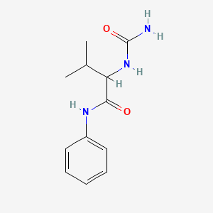 3-Methyl-N-phenyl-2-ureidobutanamide