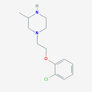 1-(2-(2-Chlorophenoxy)ethyl)-3-methylpiperazine