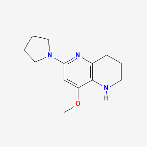 8-Methoxy-6-(pyrrolidin-1-yl)-1,2,3,4-tetrahydro-1,5-naphthyridine