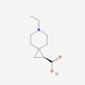 molecular formula C10H17NO2 B14907506 (S)-6-Ethyl-6-azaspiro[2.5]octane-1-carboxylic acid 