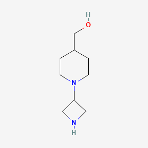 molecular formula C9H18N2O B1490752 [1-(Azetidin-3-yl)piperidin-4-yl]methanol CAS No. 1525525-06-7