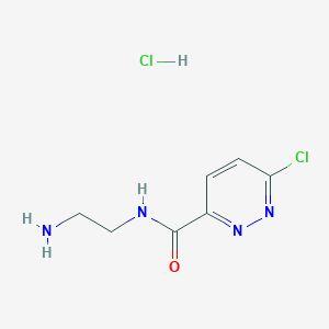 N-(2-aminoethyl)-6-chloropyridazine-3-carboxamide hydrochloride