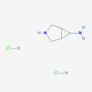 molecular formula C5H12Cl2N2 B1490754 3-Azabicyclo[3.1.0]hexan-6-amine dihydrochloride CAS No. 185693-08-7