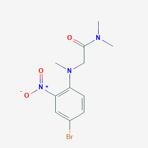 2-((4-Bromo-2-nitrophenyl)(methyl)amino)-N,N-dimethylacetamide