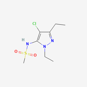 n-(4-Chloro-1,3-diethyl-1h-pyrazol-5-yl)methanesulfonamide