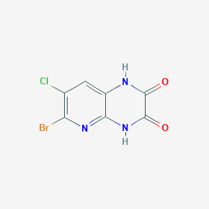 6-Bromo-7-chloro-1,4-dihydropyrido[2,3-b]pyrazine-2,3-dione