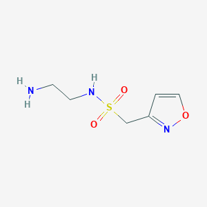 N-(2-aminoethyl)-1-1,2-oxazol-3-ylmethanesulfonamide
