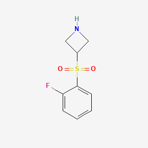 3-[(2-Fluorophenyl)sulfonyl]azetidine