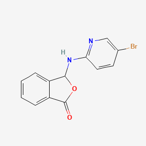 molecular formula C13H9BrN2O2 B14907610 3-[(5-bromopyridin-2-yl)amino]-2-benzofuran-1(3H)-one 