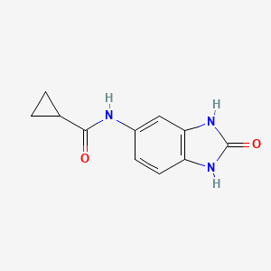 n-(2-Oxo-2,3-dihydro-1h-benzo[d]imidazol-5-yl)cyclopropanecarboxamide