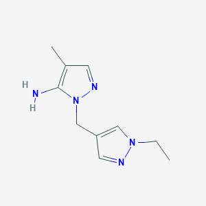 1-[(1-ethyl-1H-pyrazol-4-yl)methyl]-4-methyl-1H-pyrazol-5-amine