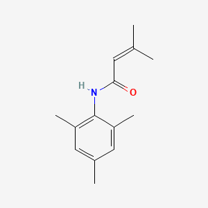 molecular formula C14H19NO B14907712 n-Mesityl-3-methylbut-2-enamide 