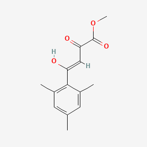 methyl (2Z)-2-hydroxy-4-oxo-4-(2,4,6-trimethylphenyl)but-2-enoate