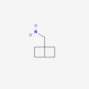 molecular formula C7H13N B14907780 Bicyclo[2.2.0]hexan-1-ylmethanamine 