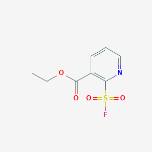 molecular formula C8H8FNO4S B1490779 2-(氟磺酰基)吡啶-3-羧酸乙酯 CAS No. 1427378-75-3