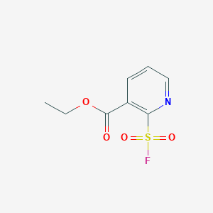 molecular formula C8H8FNO4S B1490779 2-(Fluorosulfonyl)pyridine-3-carboxylate d'éthyle CAS No. 1427378-75-3