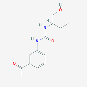 1-(3-Acetylphenyl)-3-(1-hydroxybutan-2-yl)urea