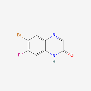 6-Bromo-7-fluoroquinoxalin-2(1H)-one