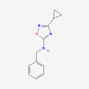 N-benzyl-3-cyclopropyl-1,2,4-oxadiazol-5-amine