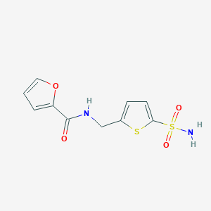 n-((5-Sulfamoylthiophen-2-yl)methyl)furan-2-carboxamide