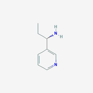 molecular formula C8H12N2 B14907848 (S)-1-(Pyridin-3-yl)propan-1-amine 