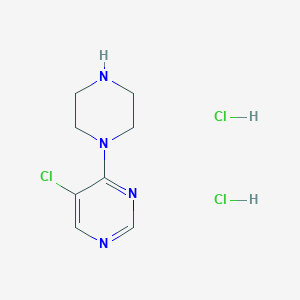B1490785 5-Chloro-4-(piperazin-1-yl)pyrimidine dihydrochloride CAS No. 1797573-17-1
