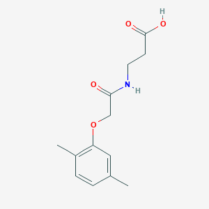 N-[(2,5-dimethylphenoxy)acetyl]-beta-alanine