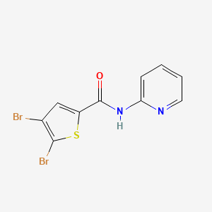 4,5-dibromo-N-(pyridin-2-yl)thiophene-2-carboxamide