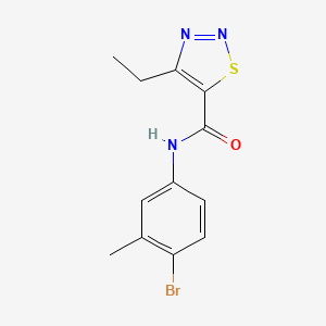 N-(4-bromo-3-methylphenyl)-4-ethyl-1,2,3-thiadiazole-5-carboxamide