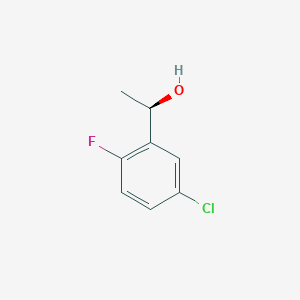 molecular formula C8H8ClFO B1490790 (1R)-1-(5-chloro-2-fluorophenyl)ethan-1-ol CAS No. 1344936-52-2