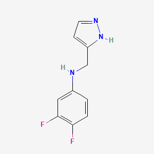 n-((1h-Pyrazol-3-yl)methyl)-3,4-difluoroaniline