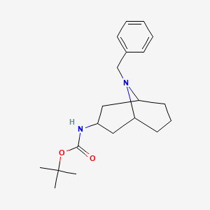 molecular formula C20H30N2O2 B14907949 (9-Benzyl-9-aza-bicyclo[3.3.1]non-3-yl)-carbamic acid tert-butyl ester 