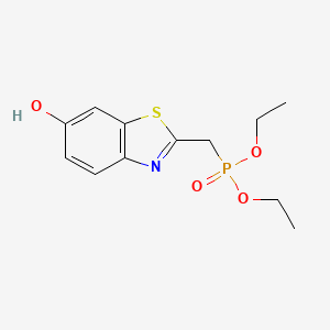 Diethyl ((6-hydroxybenzo[d]thiazol-2-yl)methyl)phosphonate