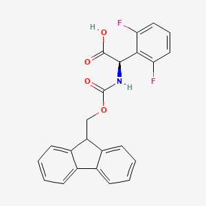 (R)-2-((((9H-Fluoren-9-yl)methoxy)carbonyl)amino)-2-(2,6-difluorophenyl)acetic acid