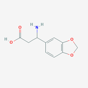 B149080 3-Amino-3-benzo[1,3]dioxol-5-yl-propionic acid CAS No. 129042-60-0