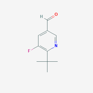 6-(Tert-butyl)-5-fluoronicotinaldehyde