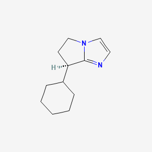 molecular formula C12H18N2 B14908058 (R)-7-cyclohexyl-6,7-dihydro-5H-pyrrolo[1,2-a]imidazole 