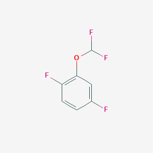 molecular formula C7H4F4O B1490807 2-(Difluoromethoxy)-1,4-difluorobenzene CAS No. 1404193-91-4